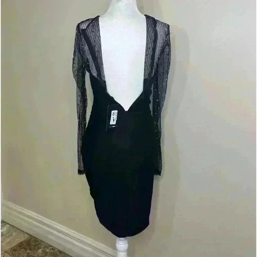 NWT, Still Has Tags, Black Velvet dress - Picture 2 of 3